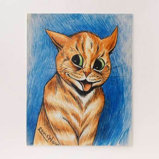 Puzzle Chat souriant de Louis Wain (Vertical)