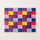 Puzzle Chat souriant pop art (Horizontal)