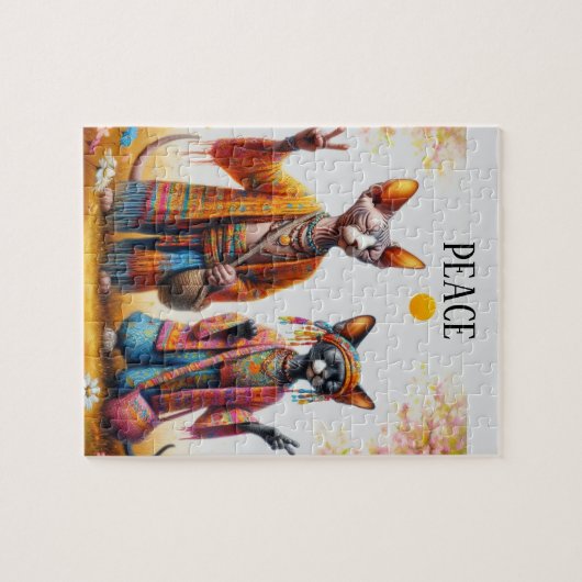 Puzzle Chat Sphynx (Horizontal)