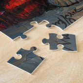 Puzzle Chat Sphynx Noël Vintage Plage (Côté)