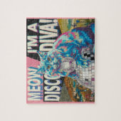 Puzzle chat sur disco ball disco diva (Vertical)