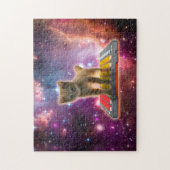 Puzzle Chat sur synthétiseurs dans l'espace (Vertical)