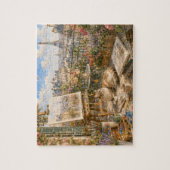 Puzzle Chat sur un balcon parisien (Vertical)
