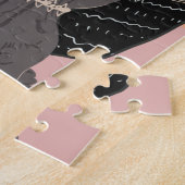 Puzzle Chat Tigre Gris Plantes Merci (Côté)
