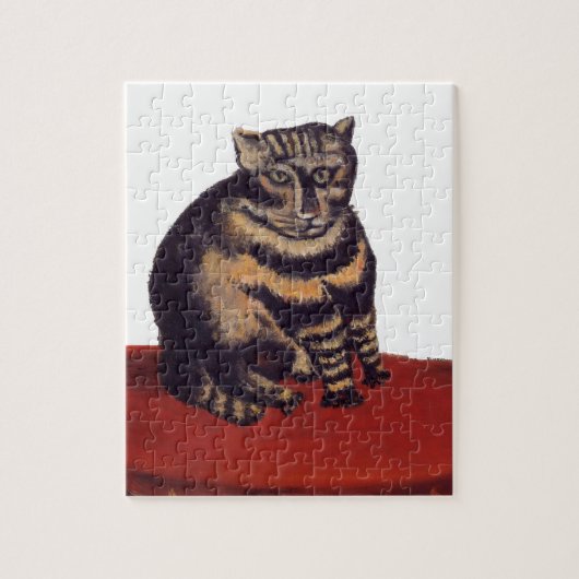 Puzzle Chat tigré par Henri Rousseau (Vertical)