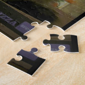 Puzzle Chat triste, Cheeseburger tous partis. (Côté)
