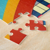 Puzzle Chat Whimsical Art Folk Mexicain Style Talavera (Côté)