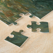 Puzzle Chat Whimsical dans un champ Fleur sauvage (Côté)