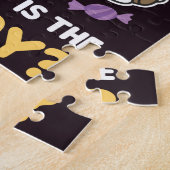 Puzzle Chat Witch Way Est Le Bonbon Halloween J (Côté)