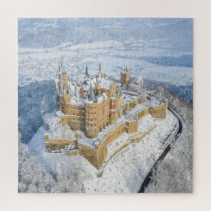 Puzzle Château aérien de Hohenzollern : Allemagne enneigé