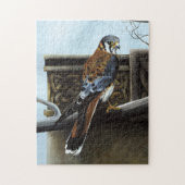 Puzzle Château Celtic Kestrel Bird (Vertical)