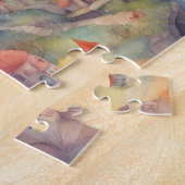 Puzzle Château coloré Imaginaire World (Côté)