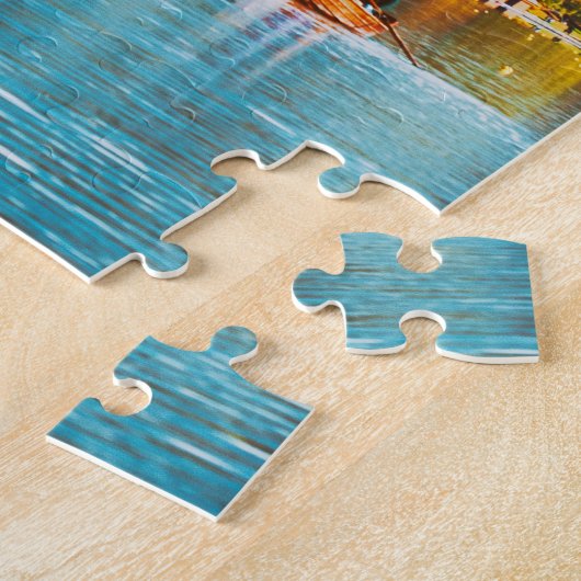 Puzzle Château de Bled : Vue sur la falaise slovène. (Côté)