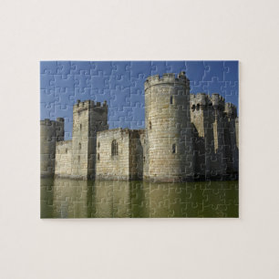 Puzzle Château de Bodiam (1385), reflet dans les douves,
