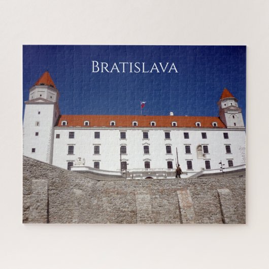 Puzzle château de bratislava bleu (Horizontal)