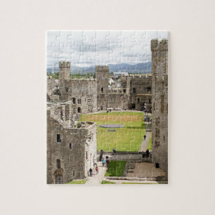 Puzzle Château de Caernarfon, Pays de Galles, Royaume-Un
