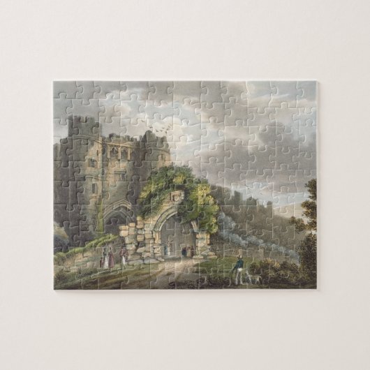 Puzzle Château de Carisbrook, 'de l'île du Wight Illustr (Horizontal)