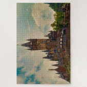 Puzzle Château de Cochem Moselle Reichsburg. (Vertical)