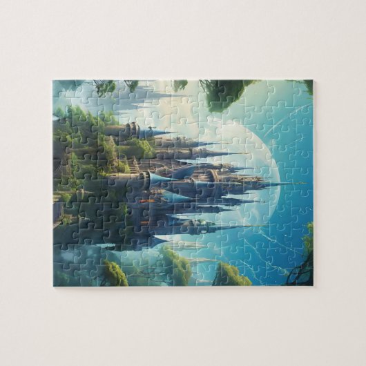 Puzzle Château de Conte de Fée Enchantée de la Beauté de (Horizontal)