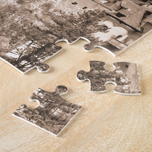 Puzzle Château de Dracula en Transylvanie, Roumanie (Côté)