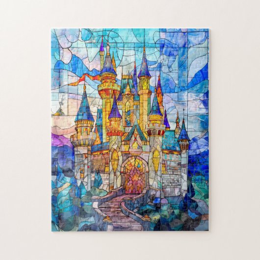 Puzzle Château de Fairytale avec plusieurs tours (Vertical)