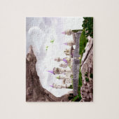 Puzzle Château De Fairytale Et Dragons (Vertical)