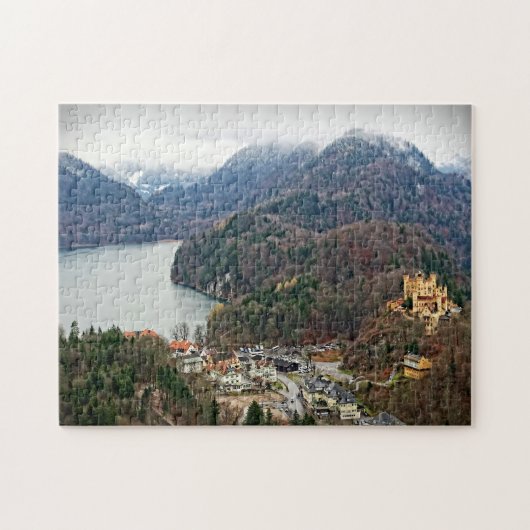 Puzzle Château de Hohenschwangau - Allemagne - 11x14 - 25 (Horizontal)