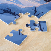 Puzzle Château de neige magique Wonderland hiver (Côté)