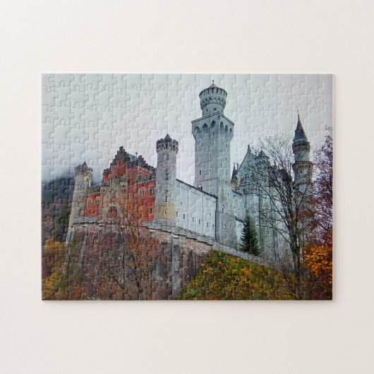 Puzzle Château de Neuschwanstein Allemagne. (Horizontal)