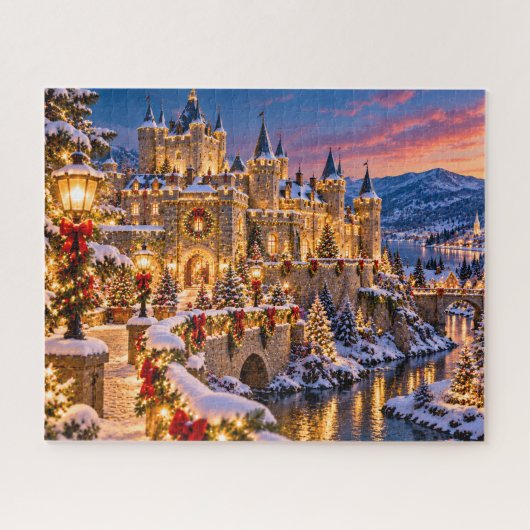 Puzzle Château de Noël (Horizontal)