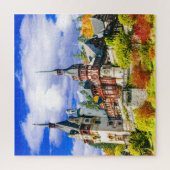 Puzzle Château de Peles en Carpates, Roumanie (Vertical)