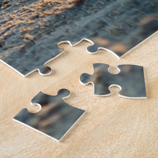 Puzzle Château De Sable Simple Sur La Plage Ensoleillée É (Côté)