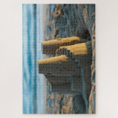 Puzzle Château De Sable Simple Sur La Plage Ensoleillée É (Vertical)