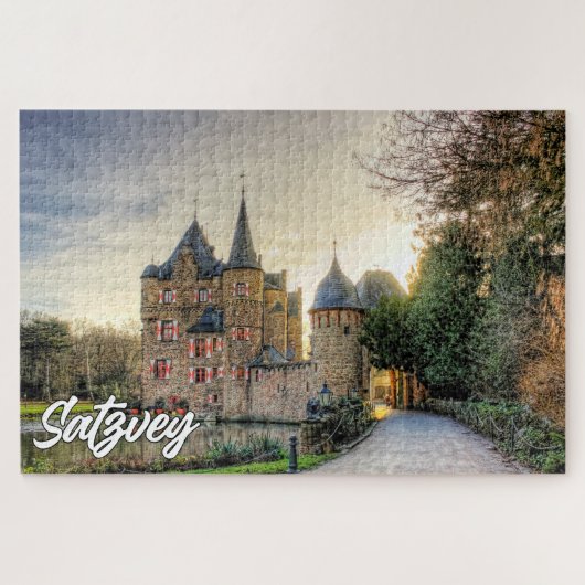Puzzle Château de Satzvey, Allemagne (Horizontal)