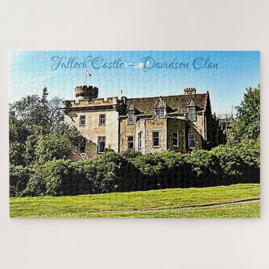Puzzle Château de Tulloch - Davidson Clan (Horizontal)