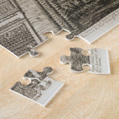 Puzzle Château de Windsor, gravé par Johannes Kip (Côté)