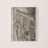 Puzzle Château de Windsor, gravé par Johannes Kip (Vertical)