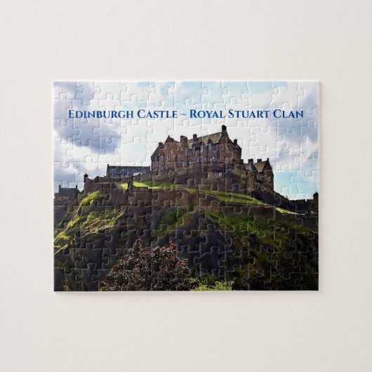 Puzzle Château d'Édimbourg pittoresque Écosse Royal Stuar (Horizontal)