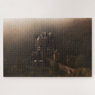 Puzzle Château d'Eltz de Burg dans le brouillard de matin