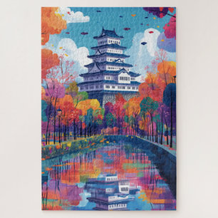 Puzzle Château d'Himeji, Japon.