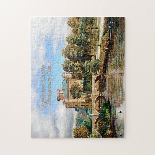 Puzzle Château Eglinton - Montgomery Clan écossais (Vertical)