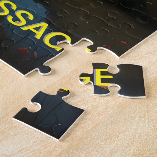 Puzzle "Château enchanté sous ciel étoilé" (Côté)