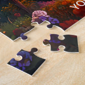 Puzzle Château enchanté sur la colline (Côté)