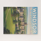 Puzzle Château et parc de Windsor Angleterre (Horizontal)