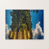 Puzzle Château japonais de Geisha avec réflexion (Horizontal)