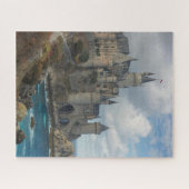 Puzzle Château médiéval au bord de la mer (Horizontal)