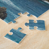 Puzzle Château médiéval au bord de la mer (Côté)