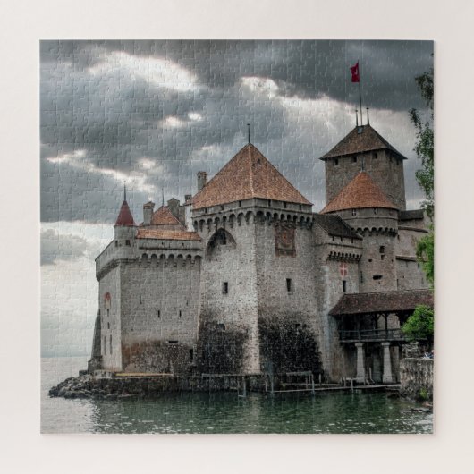 Puzzle Château nuageux côté océan (Vertical)