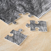 Puzzle Château pencilart Monochrome (Côté)
