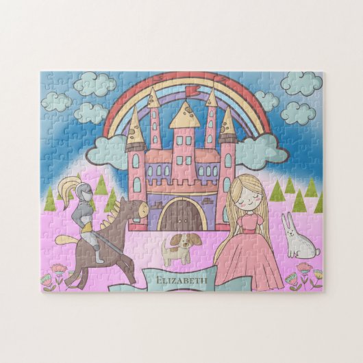 Puzzle Château Personnalisé Princess Fairy Tale (Horizontal)